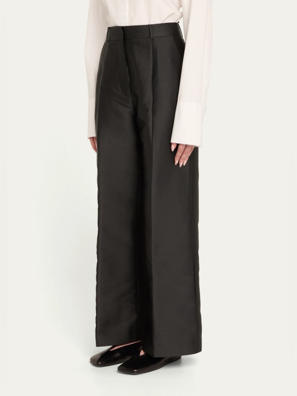 Courtney Zheng Silk Dupion Pants